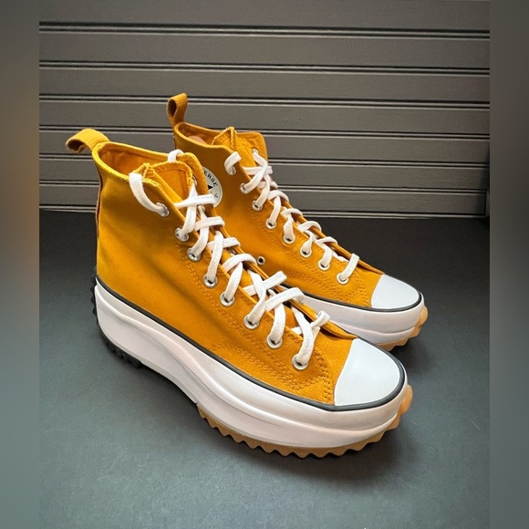 Converse Run Star Hike Platform Hi Top Jagged Lug-Sole Shoes Men 8.5 Women 10 - Picture 1 of 10